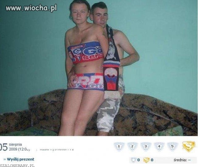 Takie tam z dziewczyna w barwach klubu