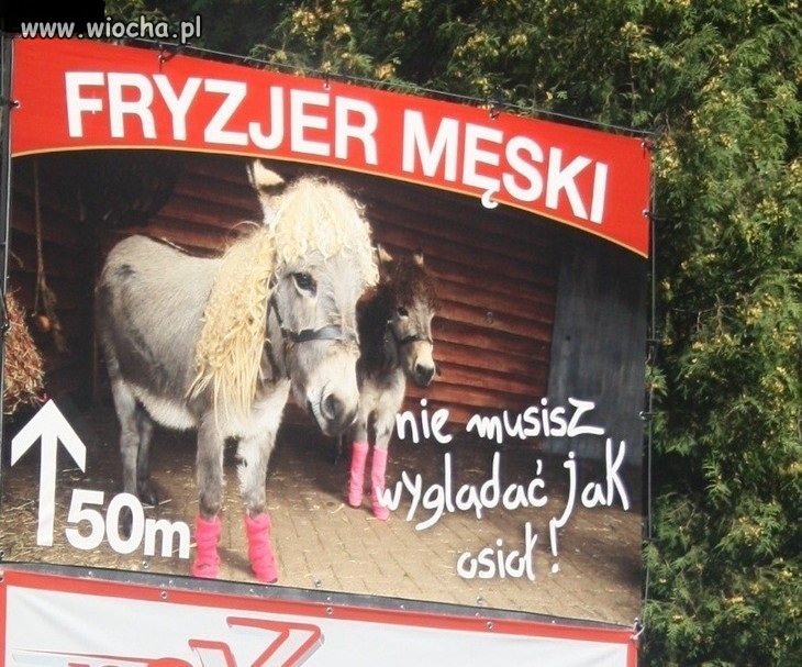 Musiał długo nad tą reklamą myśleć