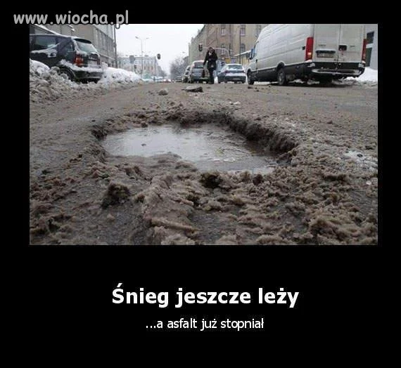 Śnieg jeszcze leży 