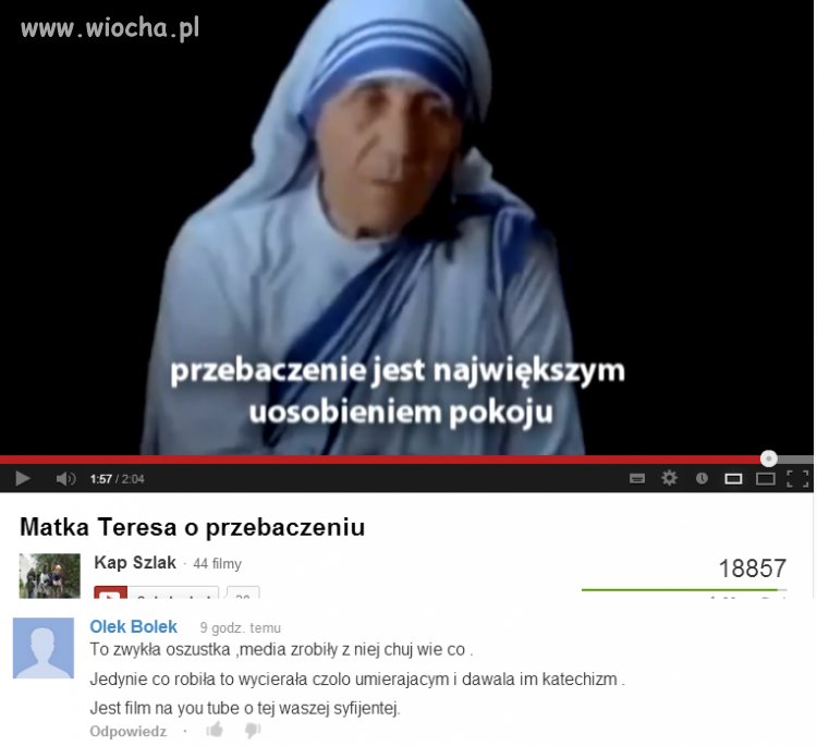 Matka Teresa z Kalkuty - wielka kobieta.