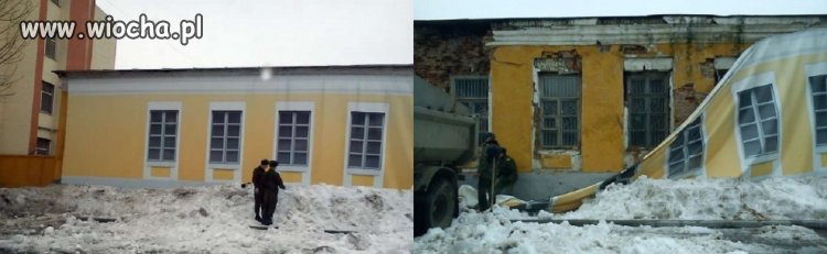 Błyskawiczny remont budynku.