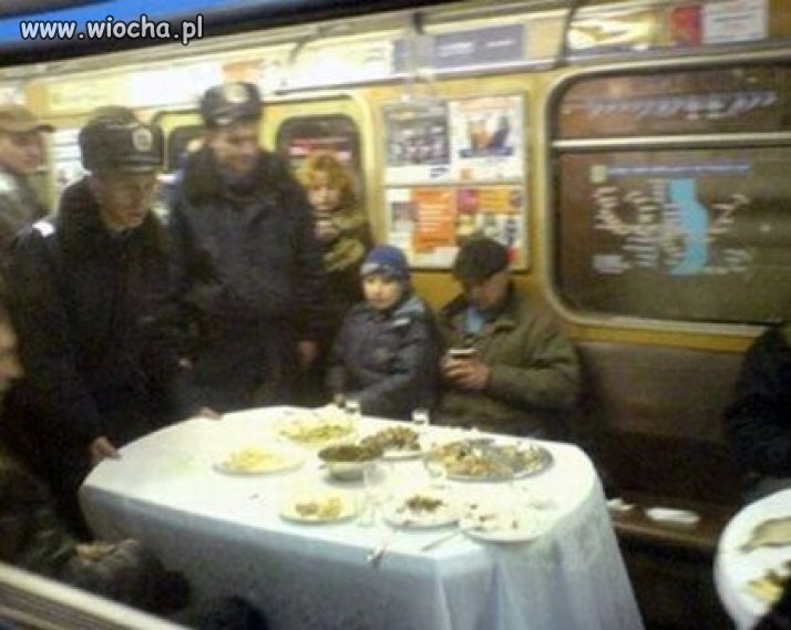 Wigilia w metrze