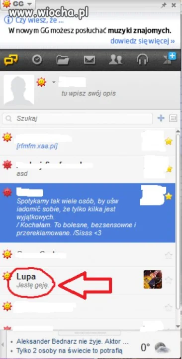 Szczere wyznania.