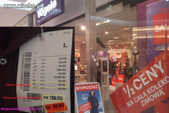Vogele, Warszawa Al. KEN - wyprzedaż 1/2 ceny!!! 