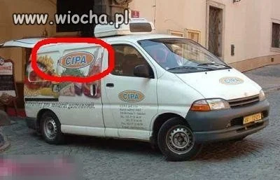 Cipa na furgonetce