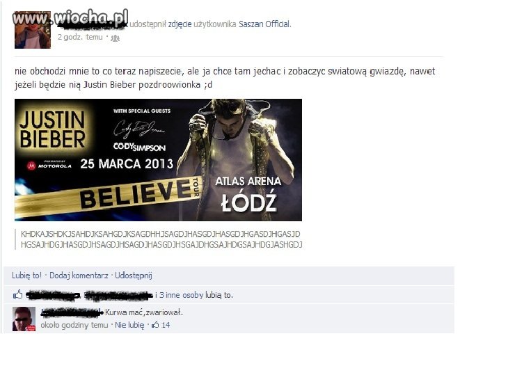 Patrzcie jaki jestem niezależny od was!