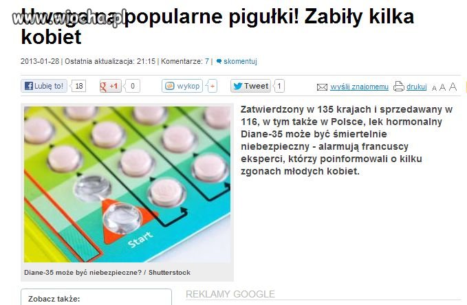śmiertelna antykoncepcja