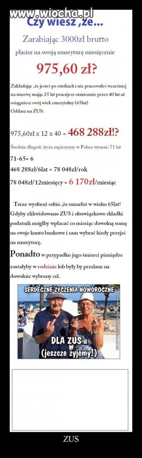 ZUS PORAŻKA