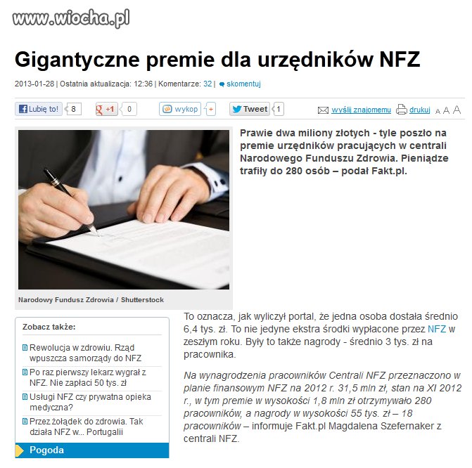 A na leczenie pacjentów pieniędzy brak.