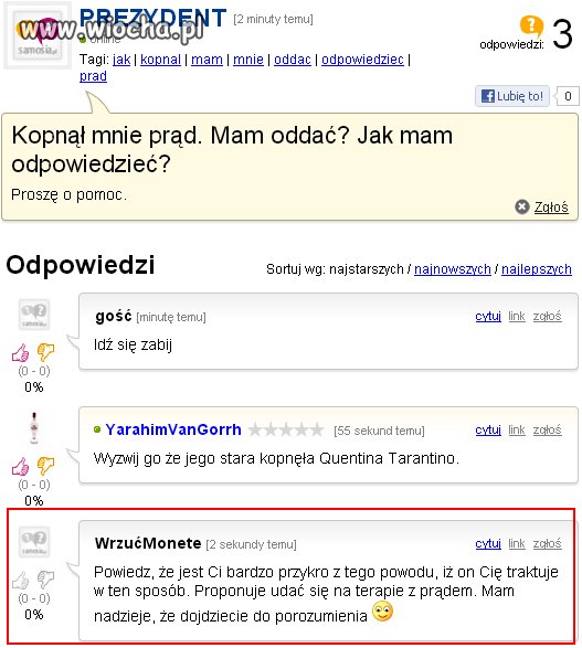 Kopnął mnie prąd...