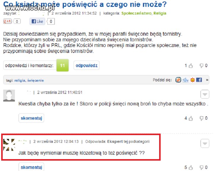 Rozterka eksperta.