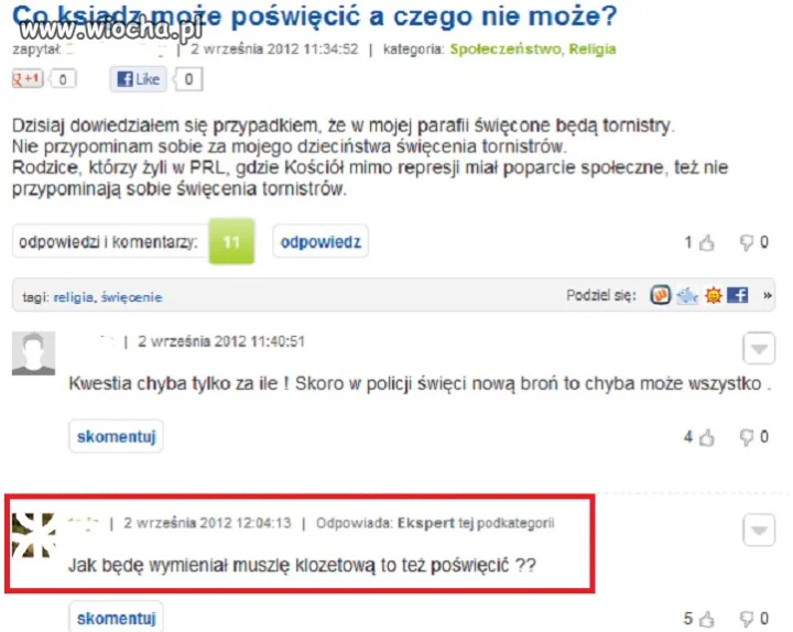 Rozterka eksperta.