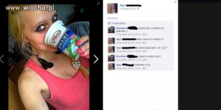 Pochwal się na FB, że pijesz jogurt naturalny!!