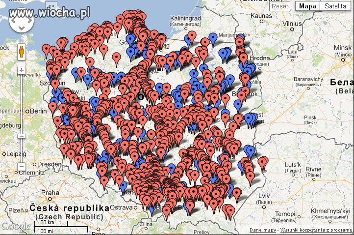 Mapa fotoradarów w Polsce