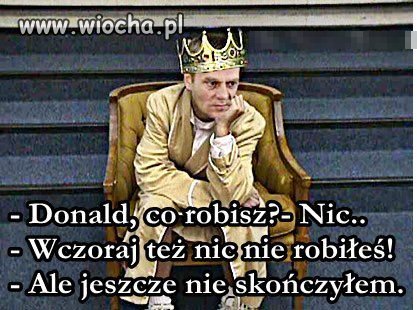 Donald nie robi nic??