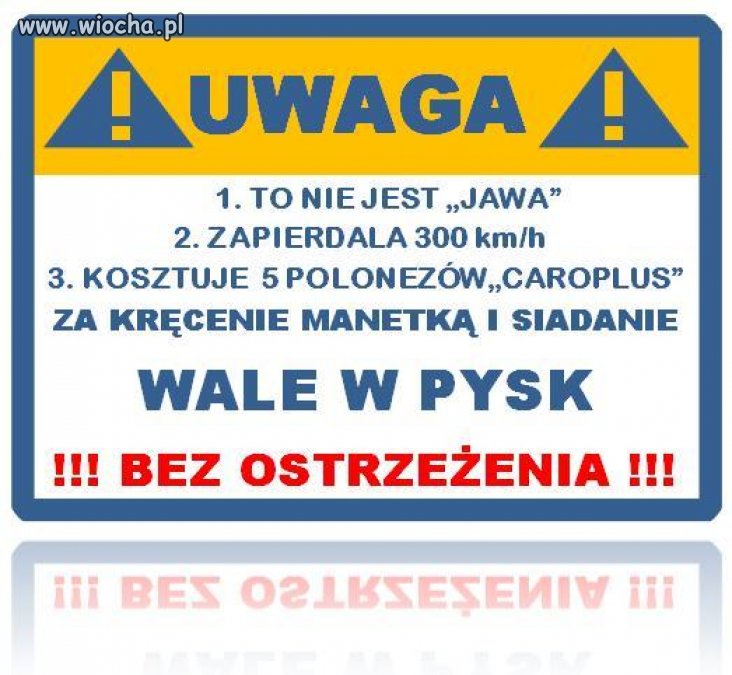 Ostrzeżenie