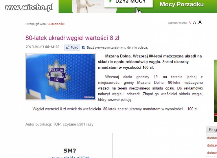 80 letni dziadek 