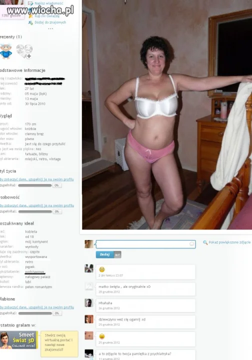 Prezentuję się jak widać i