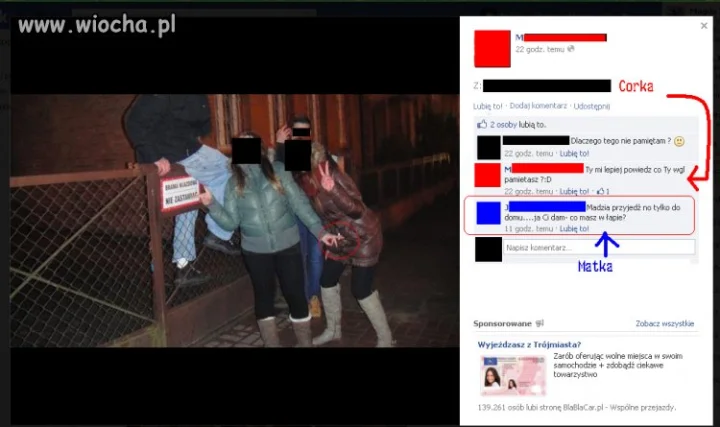"Przyjedź no tylko do domu...