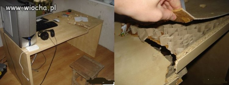 Meble z Ikei lekkie i nie solidne.