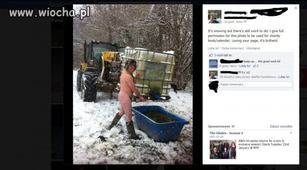 Spadł śnieg i...