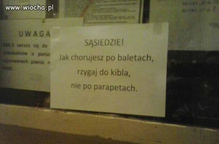 Informacja od mieszkańców...