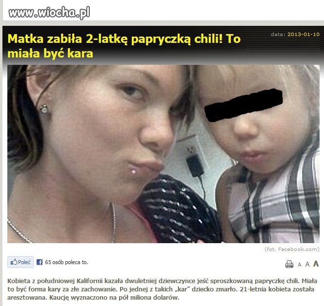 Idiotka, a nie matka