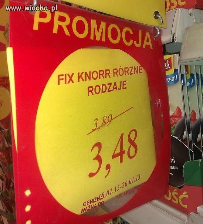 Promocja! Knorr "róRZne " rodzaje.