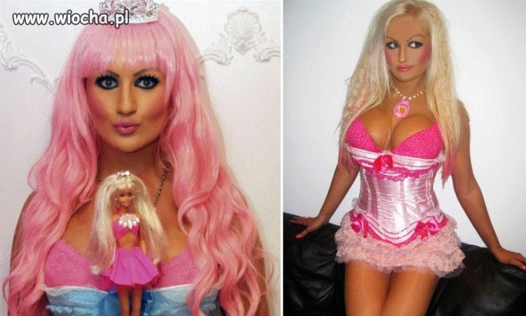 22 latka jako Barbie