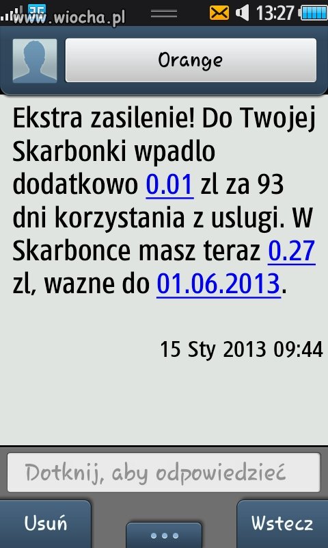 Prezent od Orange