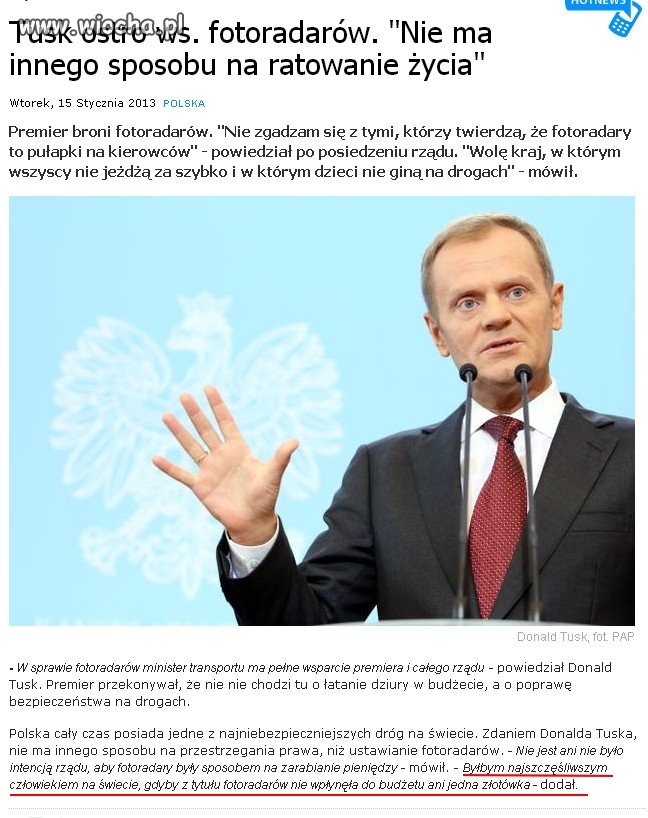 "Tusk przerósł Bareję" ...