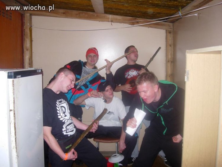 Przed ostra jazda z kolegami...