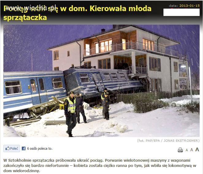Jedzie pociąg
