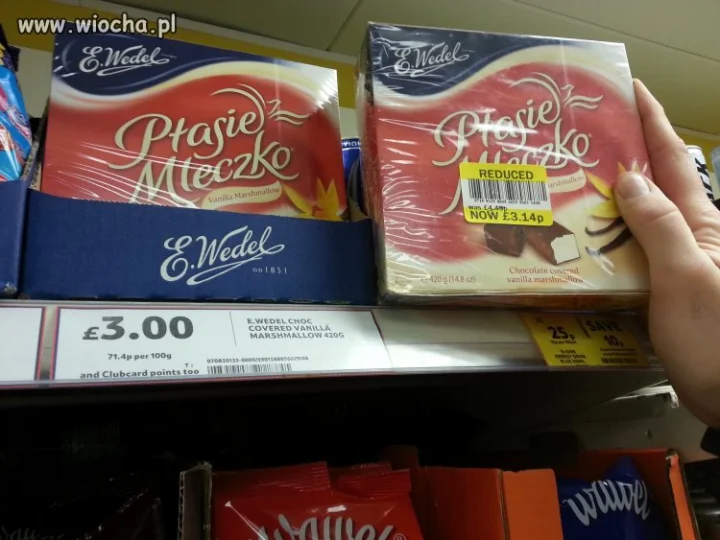 Wiocha w Angielskim tesco