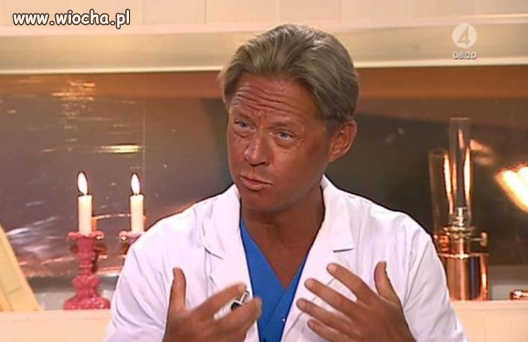Doktor w szwedzkiej telewizji (przedwczoraj)