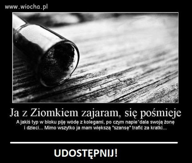 Kiedy sąsiad pije w weekend czasami słyszę płacz