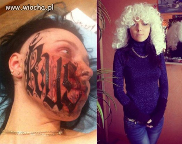 WYTATUOWAŁA sobie imię chłopaka na twarzy...