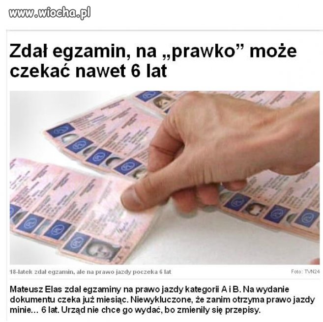 Kolejny polski absurdalny przepis 
