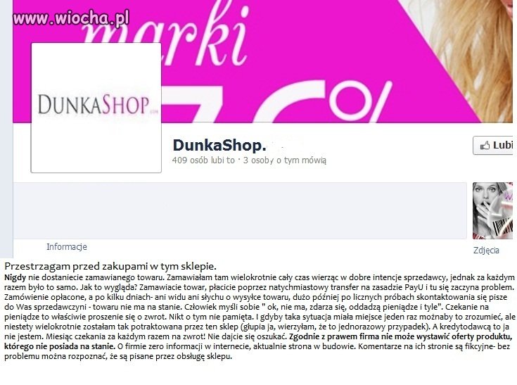 Dunkashop- kredytobiorcy