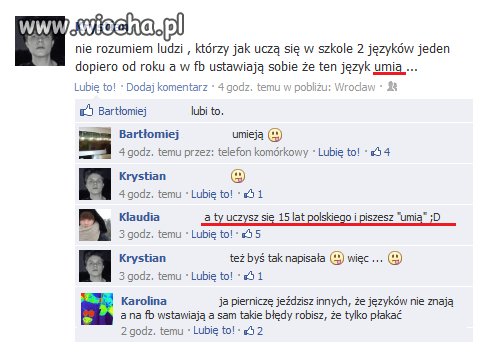 Chciał zahejtować...