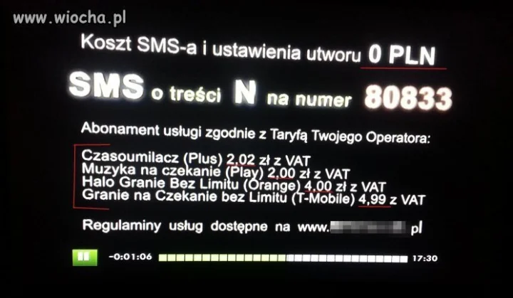 SMS 0 PLN