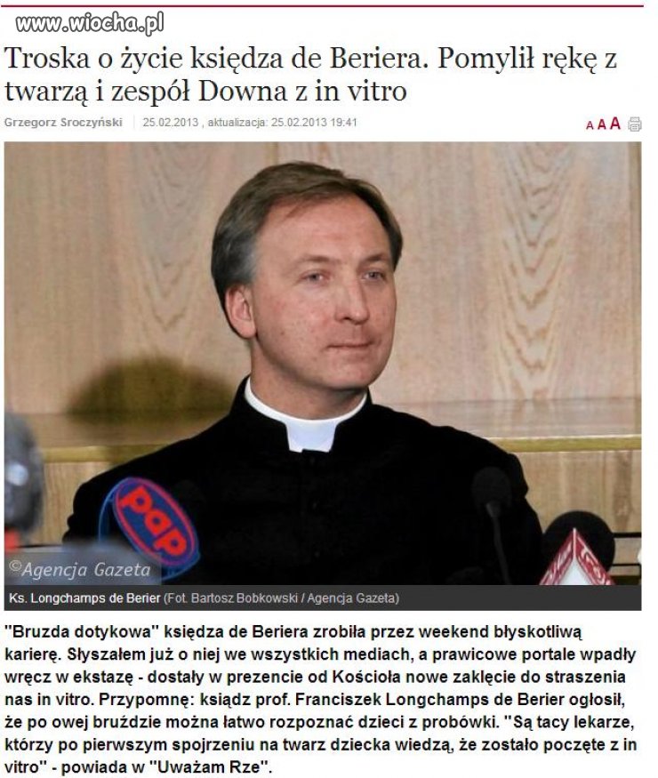 Dobrze że kościół ma takich fachowców 