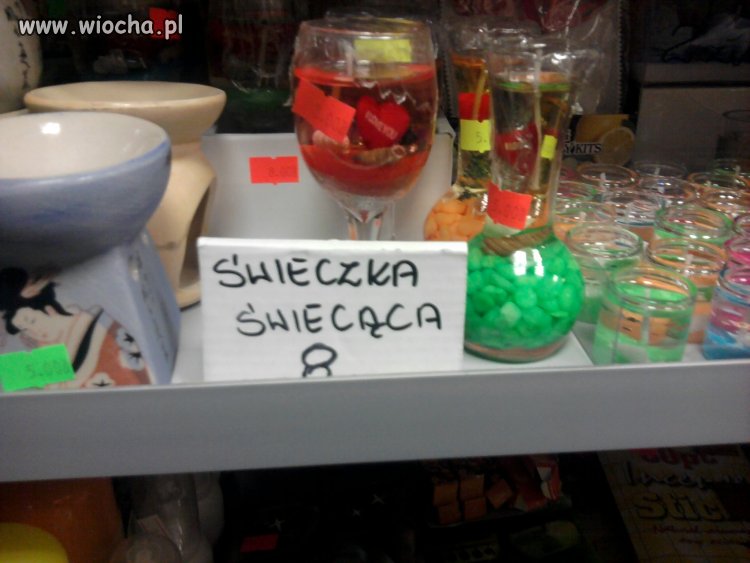 Informacja w chińskim sklepie w Polsce