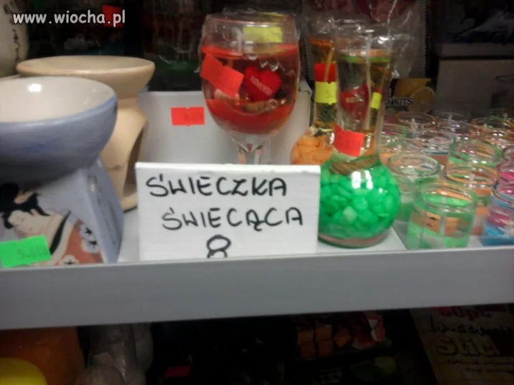 Informacja w chińskim sklepie w Polsce