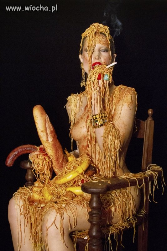 Typowe danie spaghetti