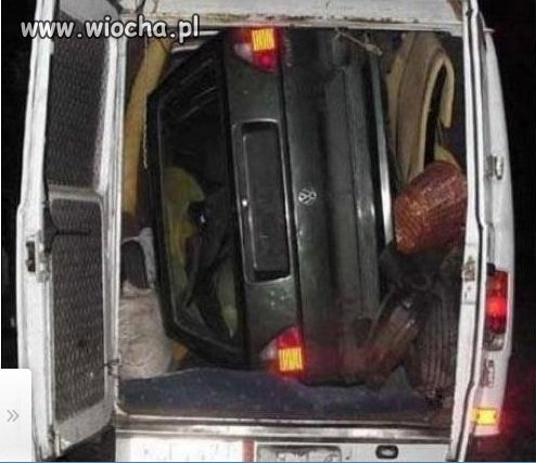 Transport golfa kurierem hehe