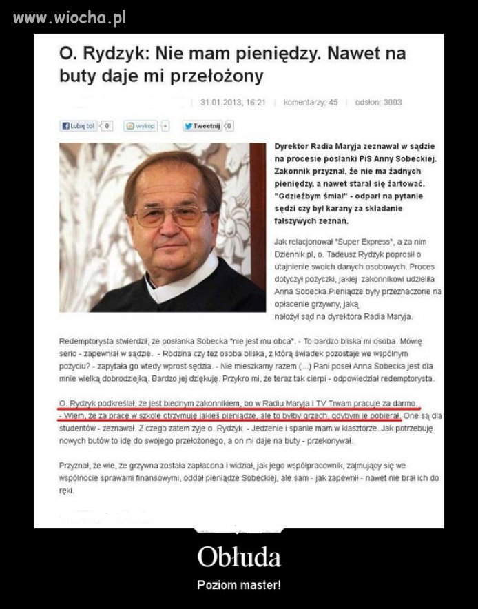 To już jest szczyt wszystkiego