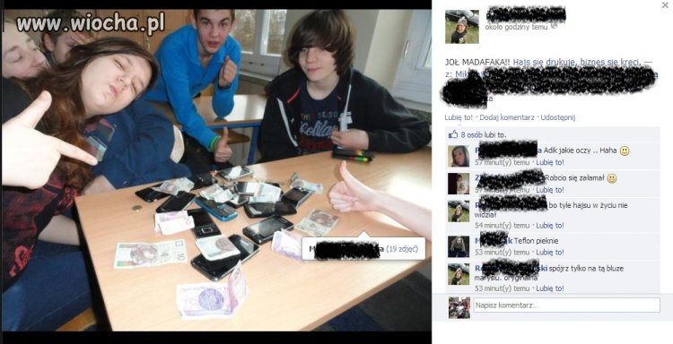 Lans na kasę w "Gimbazie"