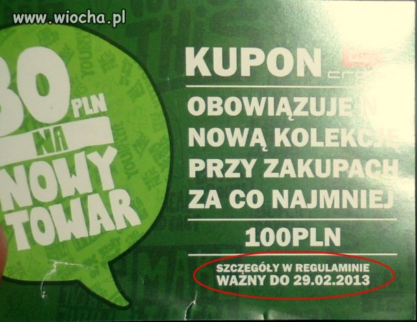 Pozdrawiam Cropp'a dla którego