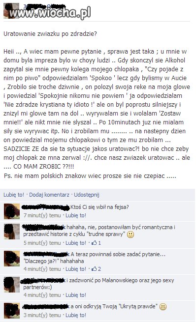 Życie na facebooku